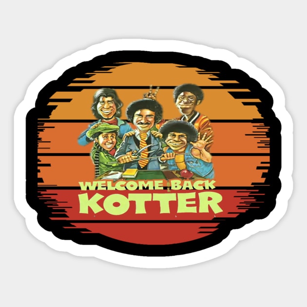 Welcome back kotter Sticker by 2 putt duds